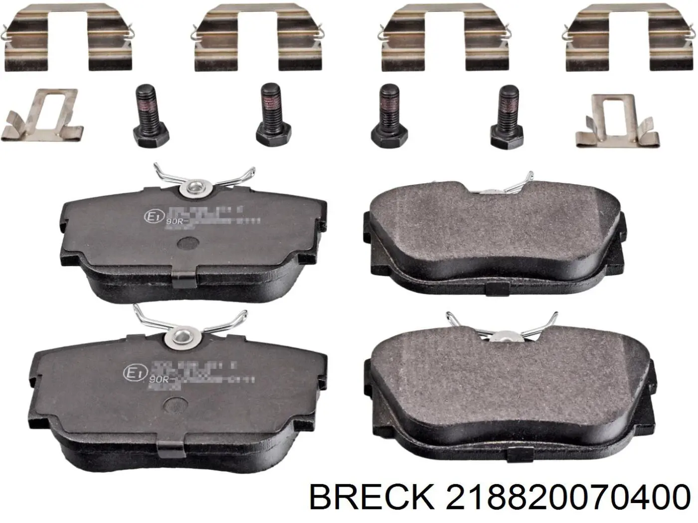 Задні гальмівні колодки Breck 218820070400 ціна, від 17.78 USD