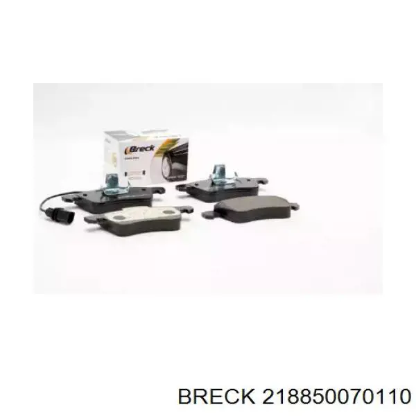 Гальмівні колодки Breck 218850070110 ціна, від 19.69 USD