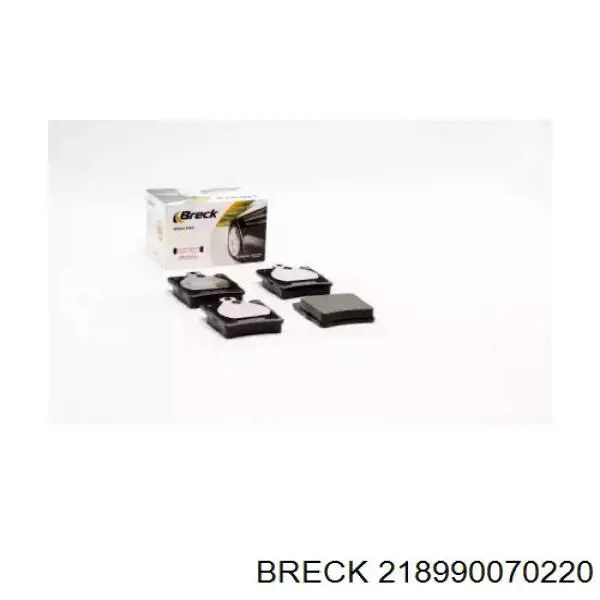 Купити 218990070220 Breck Задні колодки