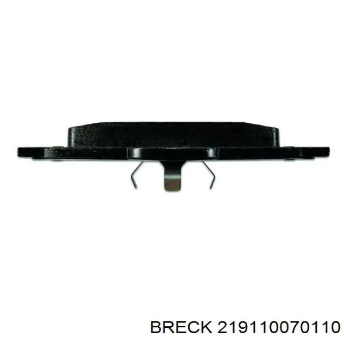 Гальмівні колодки Breck 219110070110 ціна, від 24.30 USD