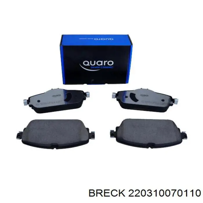 Тормозні колодки Breck 220310070110