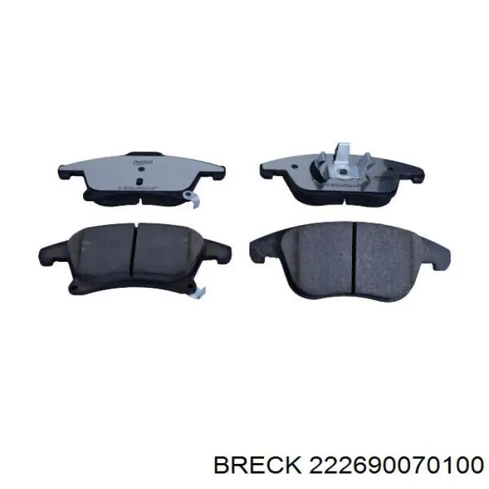 Передні тормозні колодки 222690070100 Breck