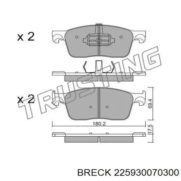 Гальмівні колодки Quaro QP5721C ціна, від 38.03 USD