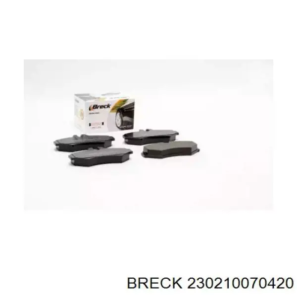 Купити 230210070420 Breck Задні колодки