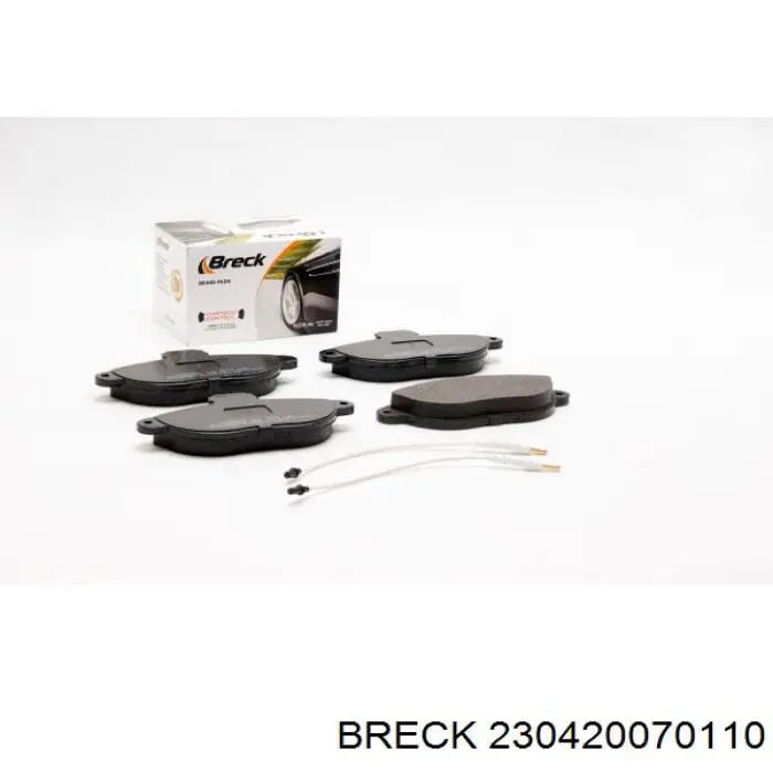 Гальмівні колодки Breck 230420070110 ціна, від 18.56 USD