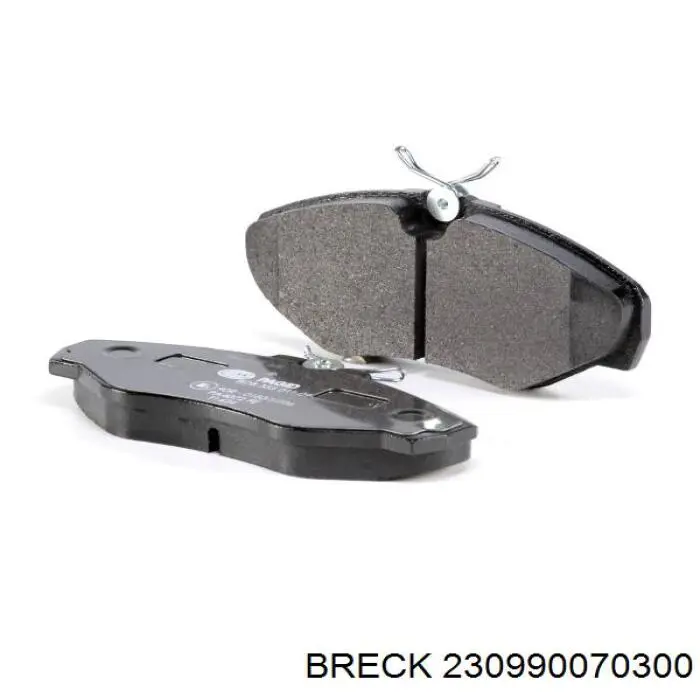 Гальмівні колодки Breck 230990070300 ціна, від 19.19 USD