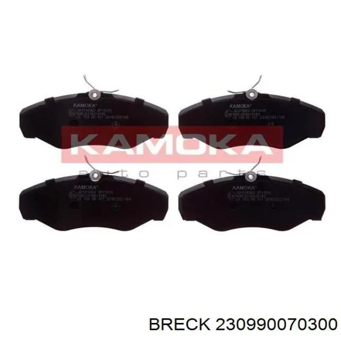 Тормозні колодки Breck 230990070300