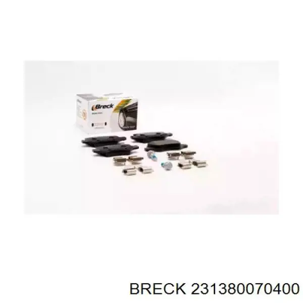 Купити 231380070400 Breck Задні колодки