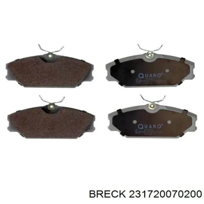 Тормозні колодки Breck 231720070200