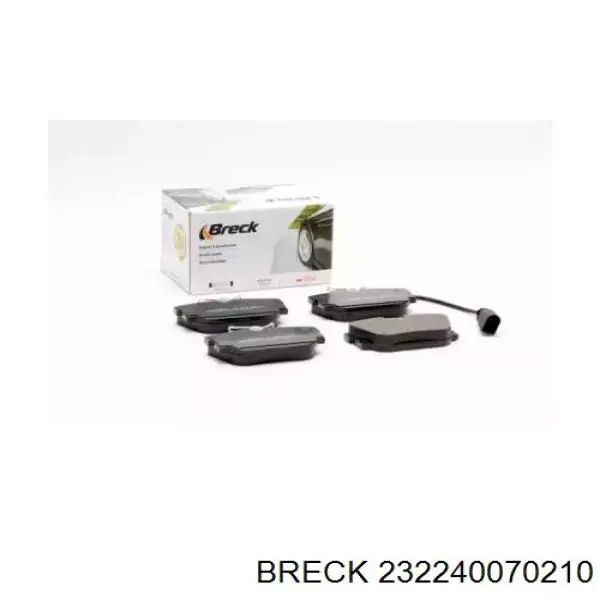 Купити 232240070210 Breck Задні колодки