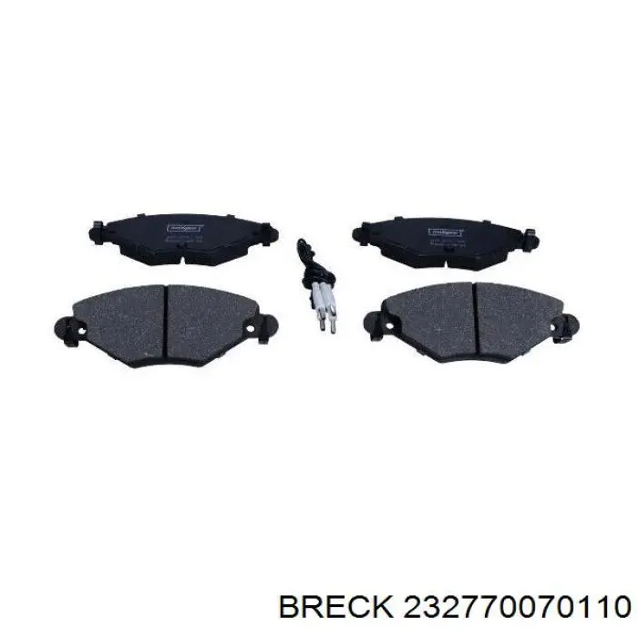 Передні тормозні колодки 1617257180 Peugeot/Citroen