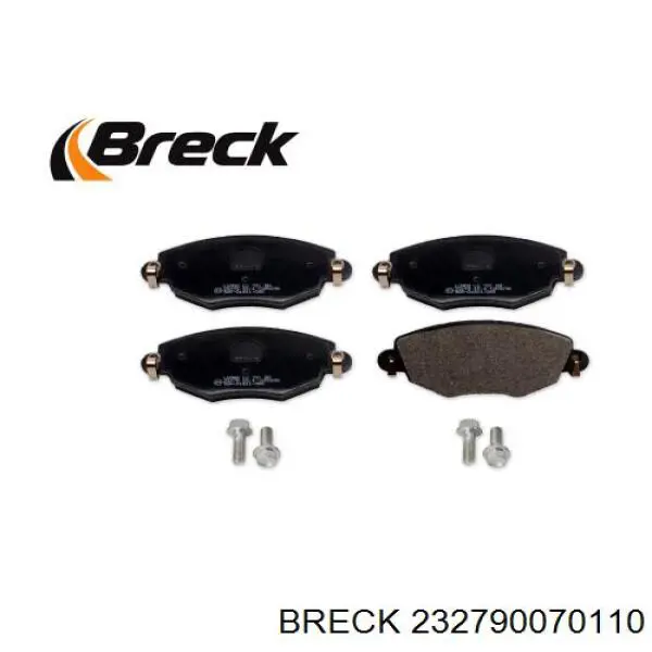 Гальмівні колодки Breck 232790070110 ціна, від 21.44 USD