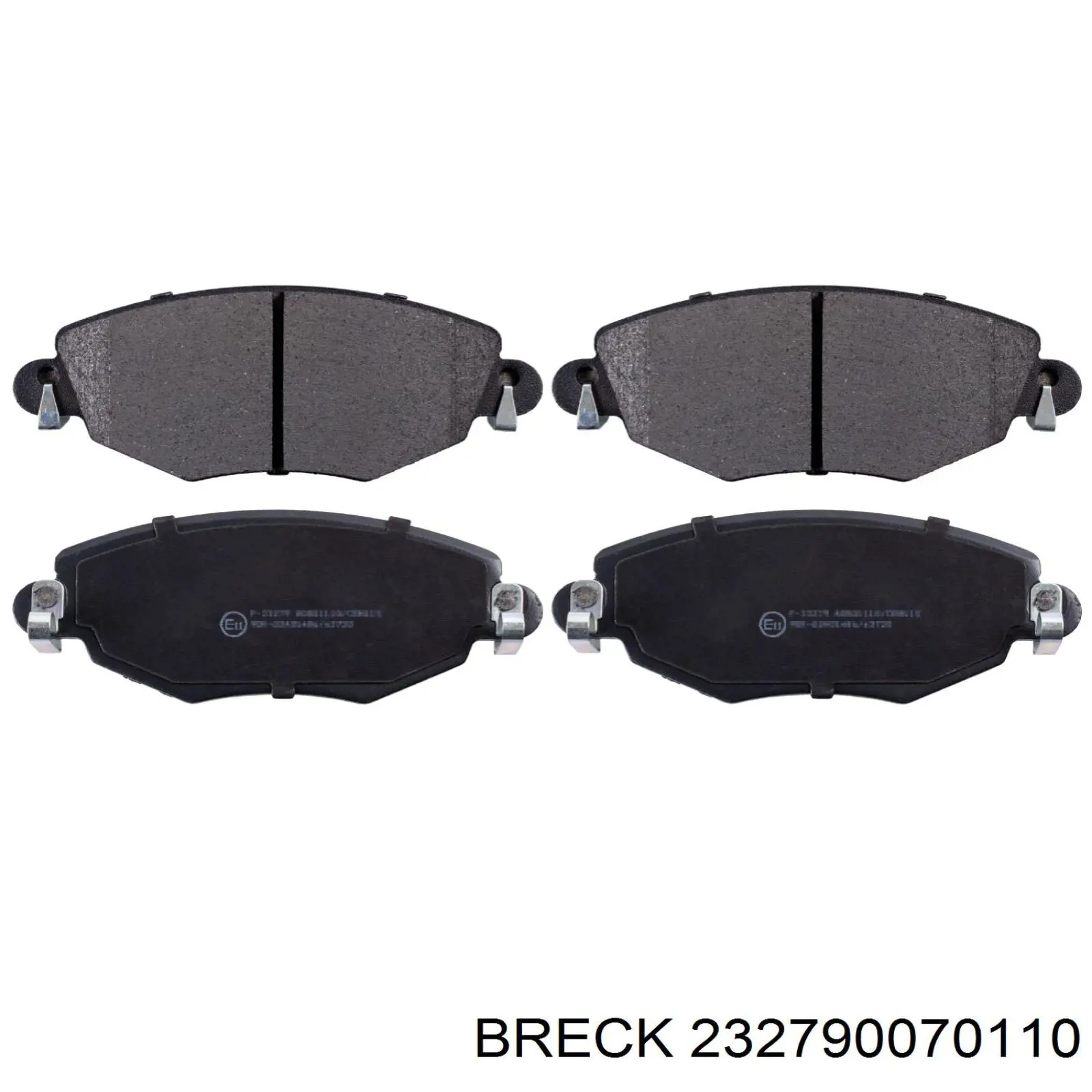Купити 232790070110 Breck Колодки гальмівні передні, дискові