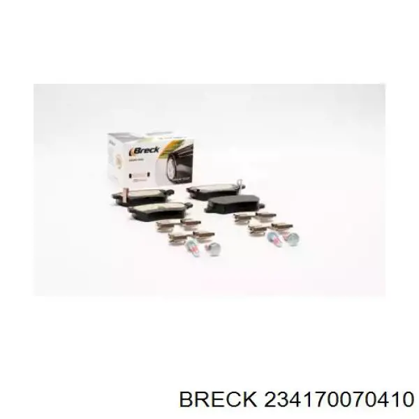 Купити 234170070410 Breck Задні колодки