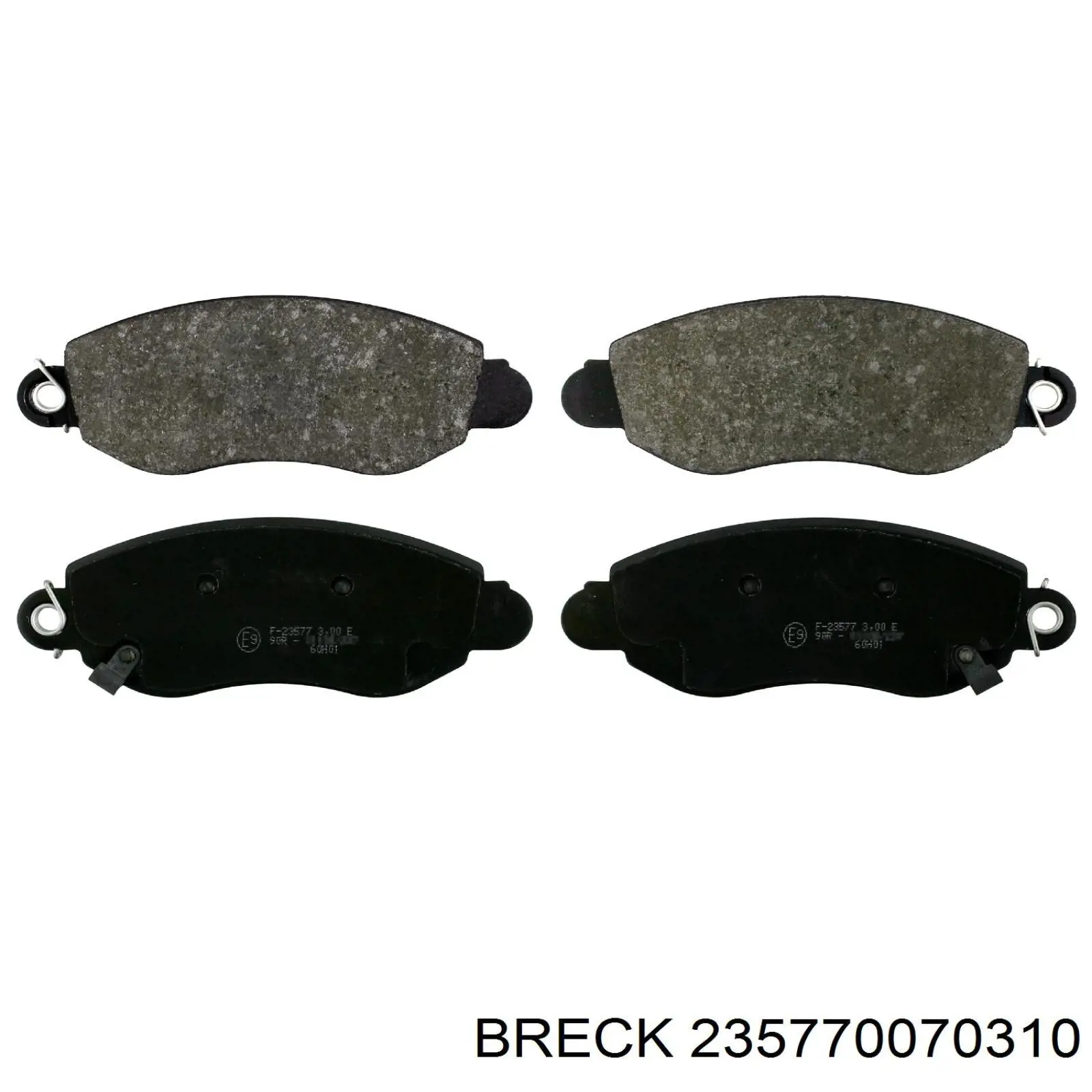 YC152K021AC Ford Передні гальмівні колодки