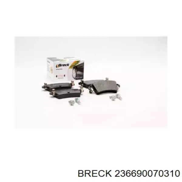 Купити 236690070310 Breck Задні колодки