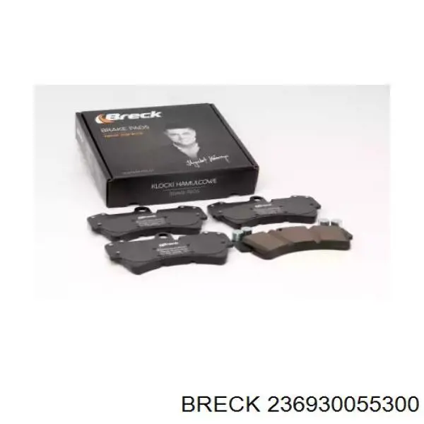 Купити 236930055300 Breck Колодки гальмівні передні, дискові