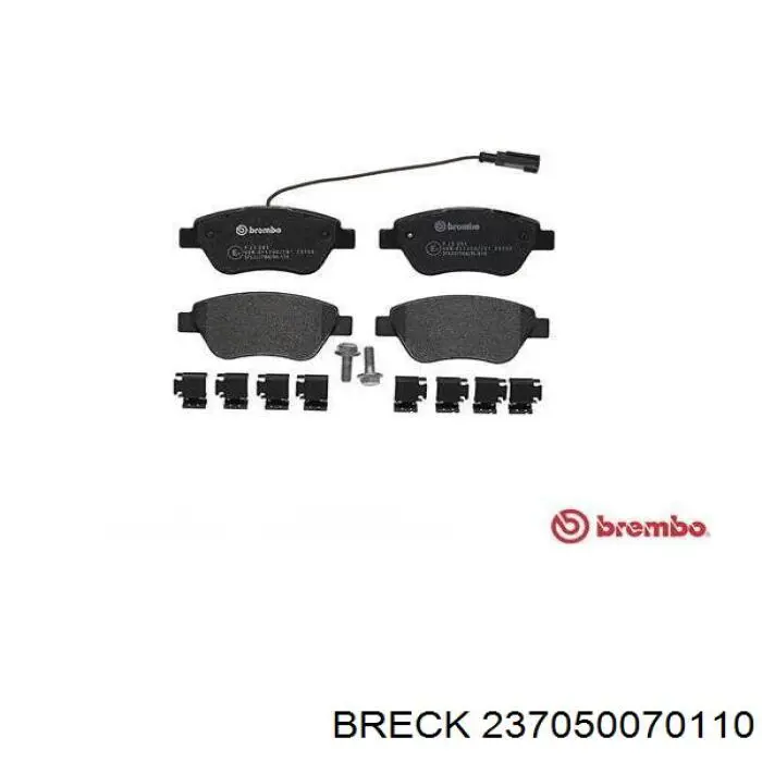 Тормозні колодки Breck 237050070110