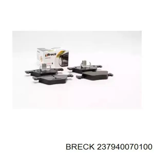 Гальмівні колодки Breck 237940070100 ціна, від 48.08 USD