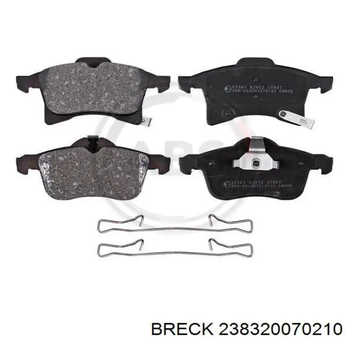 Тормозні колодки Breck 238320070210