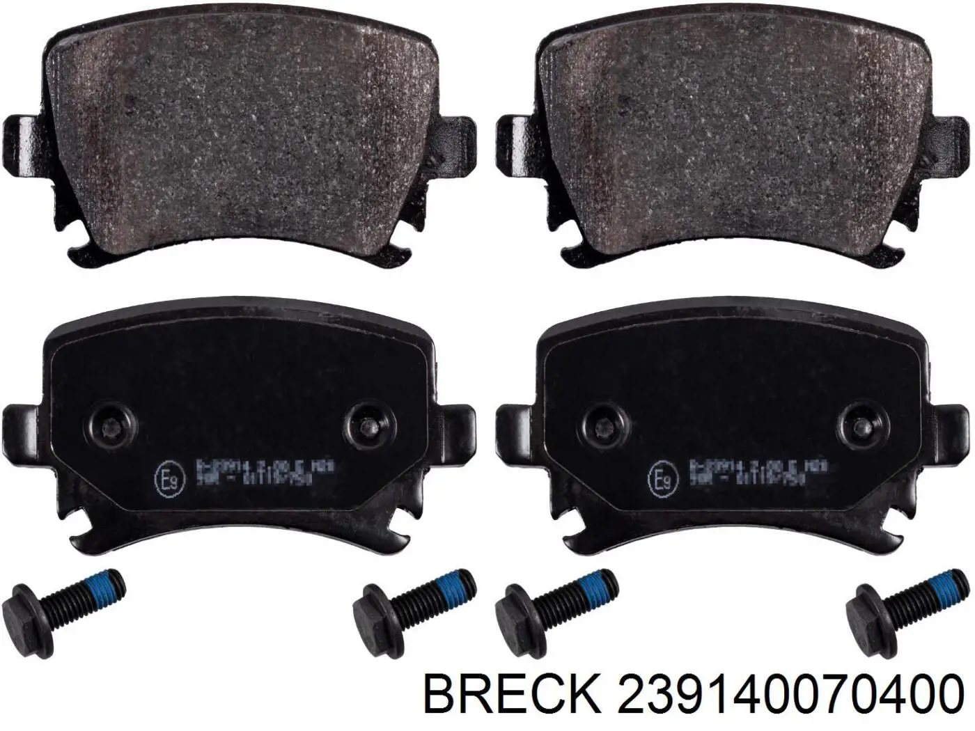 Задні гальмівні колодки Breck 239140070400 ціна, від 21.80 USD