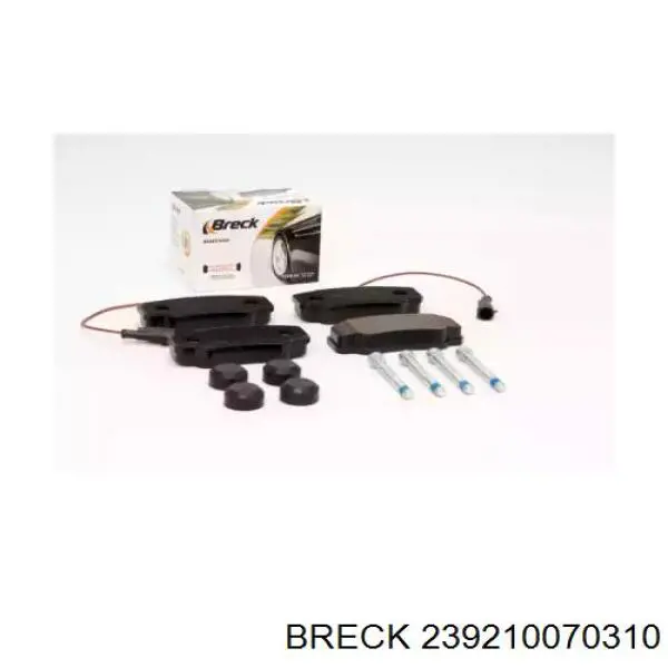 Купити 239210070310 Breck Задні колодки