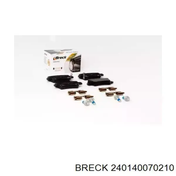 Купити 240140070210 Breck Задні колодки