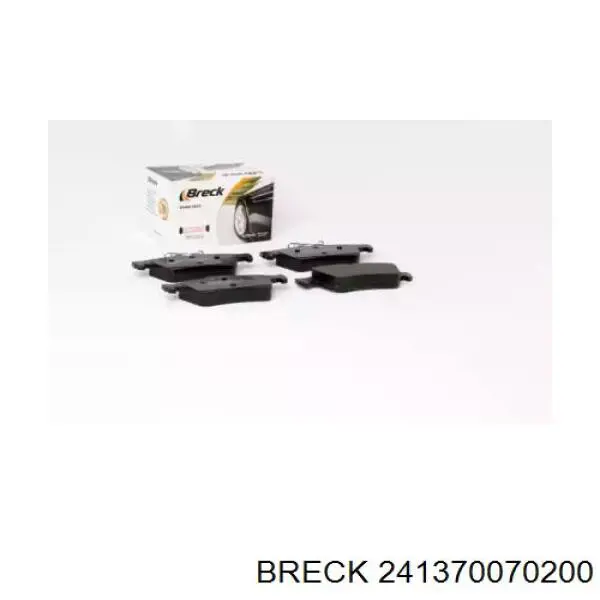 Задні гальмівні колодки 241370070200 Breck