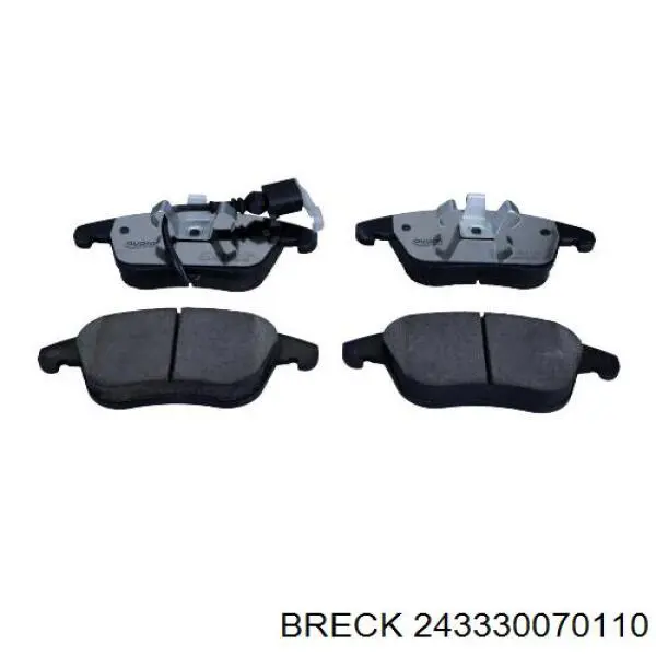 Передні тормозні колодки 243330070110 Breck