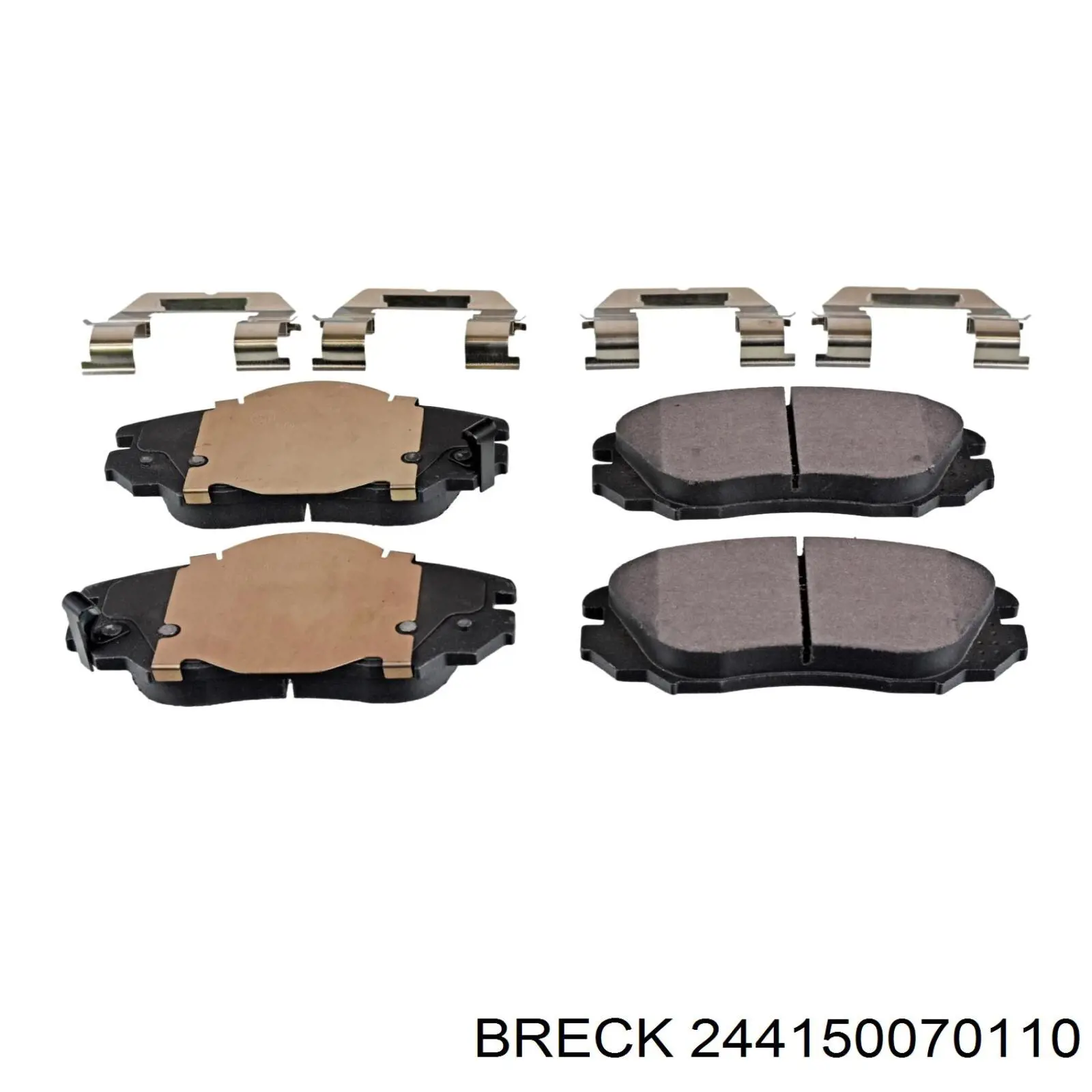 Тормозні колодки Breck 244150070110