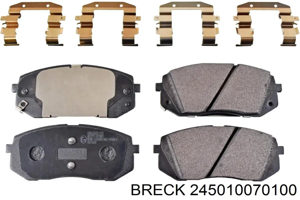 245010070100 Breck Передні гальмівні колодки