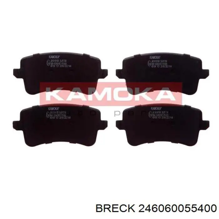 Задні дискові колодки Breck 246060055400