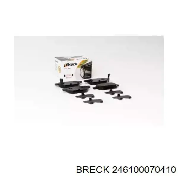 Купити 246100070410 Breck Задні колодки