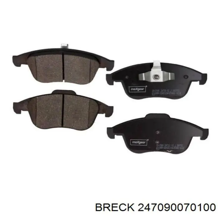 Тормозні колодки Breck 247090070100