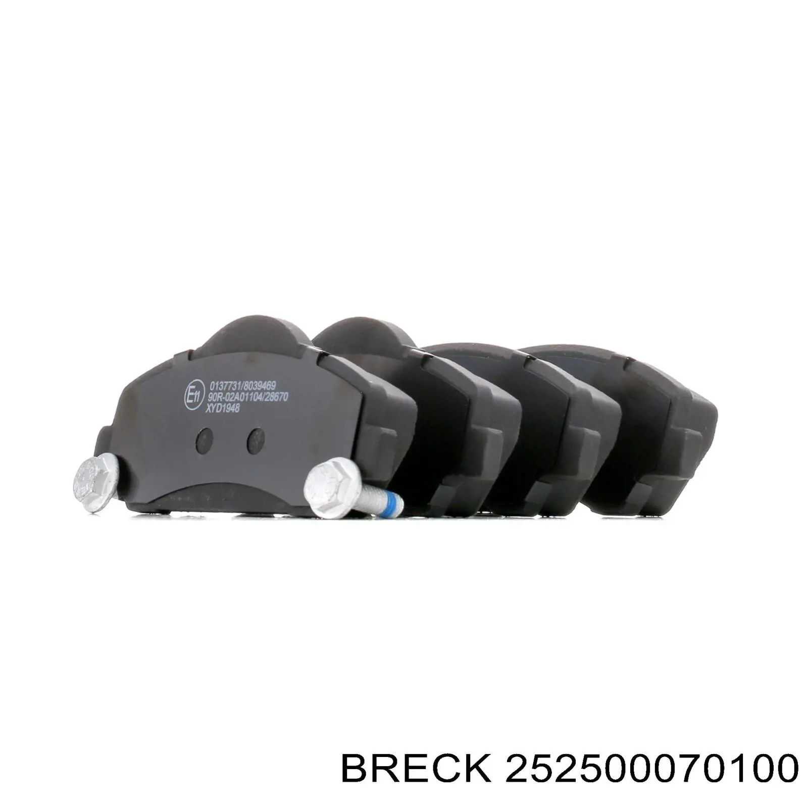 Передні тормозні колодки 1647873480 Peugeot/Citroen