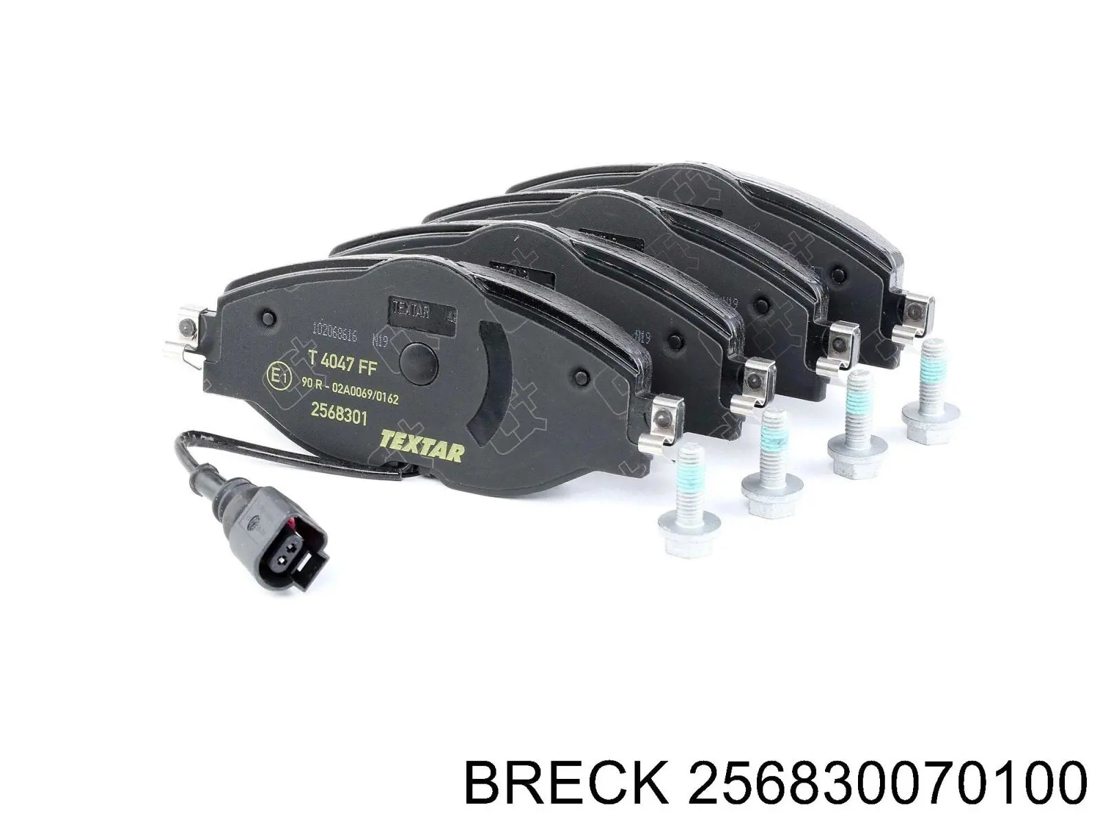 256830070100 Breck Передні гальмівні колодки