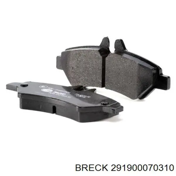 Задні дискові колодки Breck 291900070310