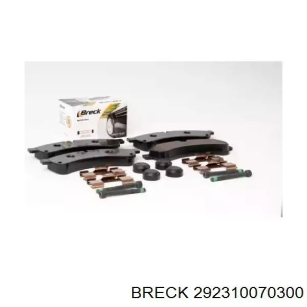 Купити 292310070300 Breck Задні колодки