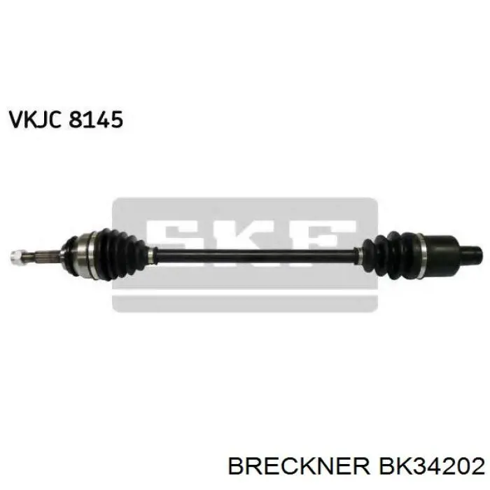 Купити BK34202 Breckner Піввісь права