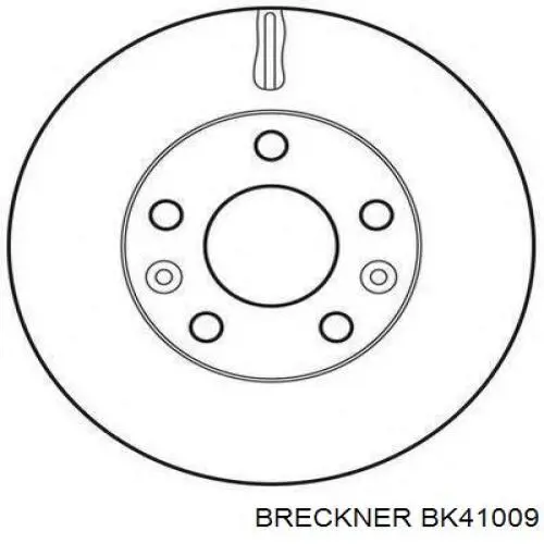 Диск переднього гальма Breckner BK41009 ціна, від 43.66 USD