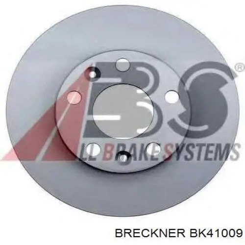 BK41009 Breckner диск гальмівний передній