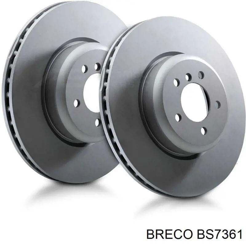BS7361 Breco диск гальмівний передній