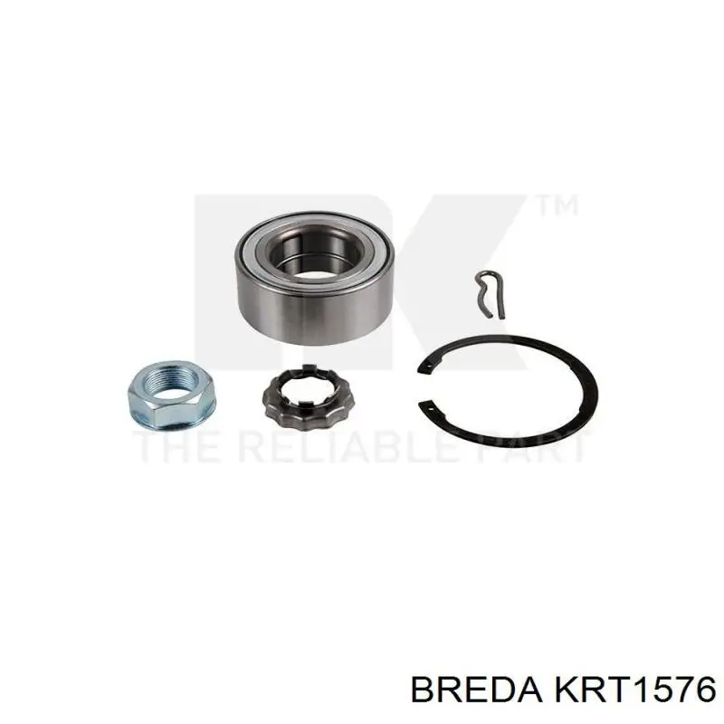 Купити KRT1576 Breda Підшипник ступиці передньої