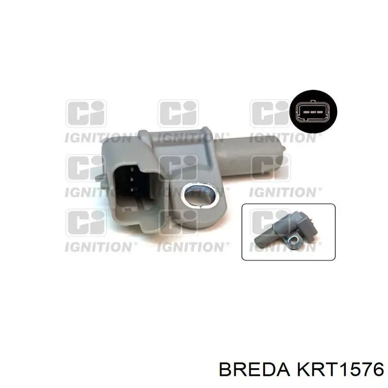 KRT1576 Breda Підшипник маточини передньої