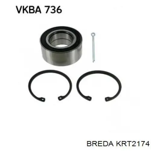 Купити KRT2174 Breda Підшипник ступиці колеса