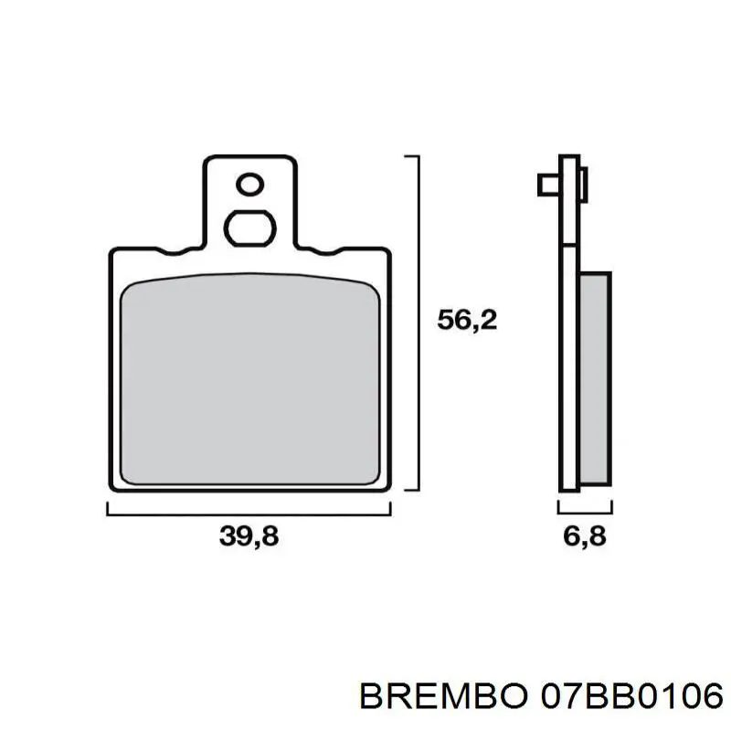  Brembo 07BB0106 ціна, від 22.25 USD