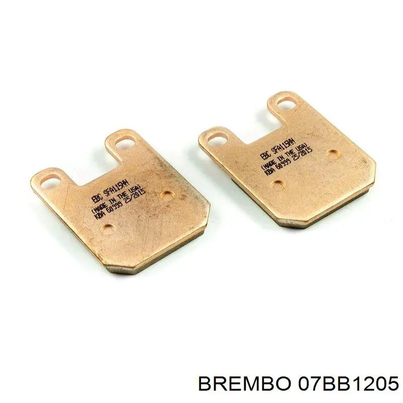 Передні тормозні колодки 07BB1205 Brembo