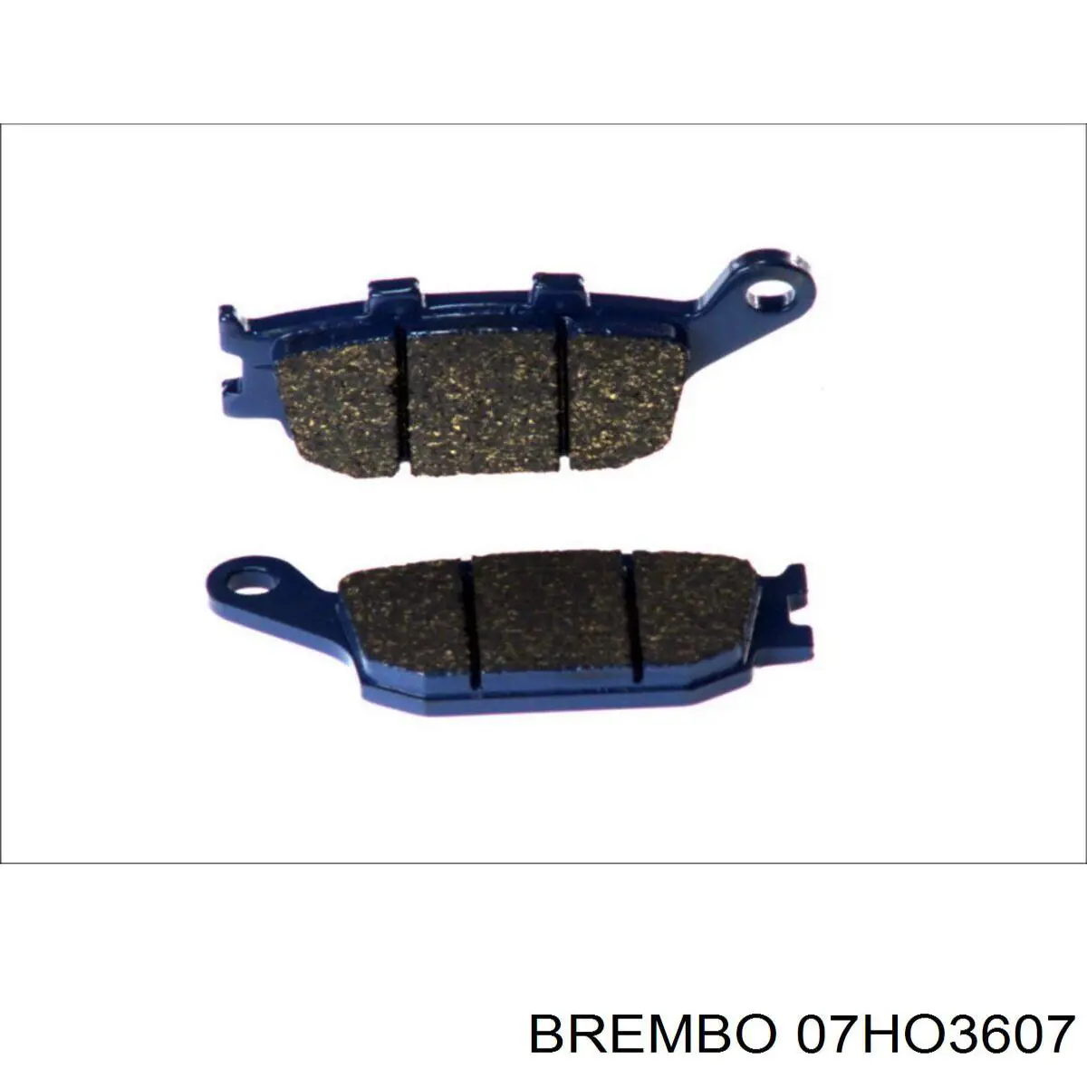 Колодки гальмові задні, дискові 07HO3607 Brembo