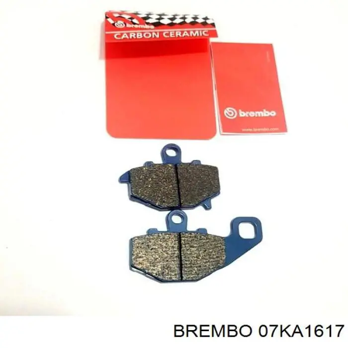 Колодки гальмові задні, дискові 07KA1617 Brembo