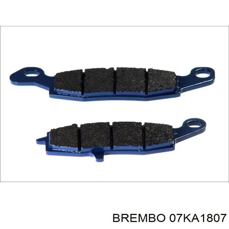 Колодки гальмівні передні, дискові 07KA1807 Brembo